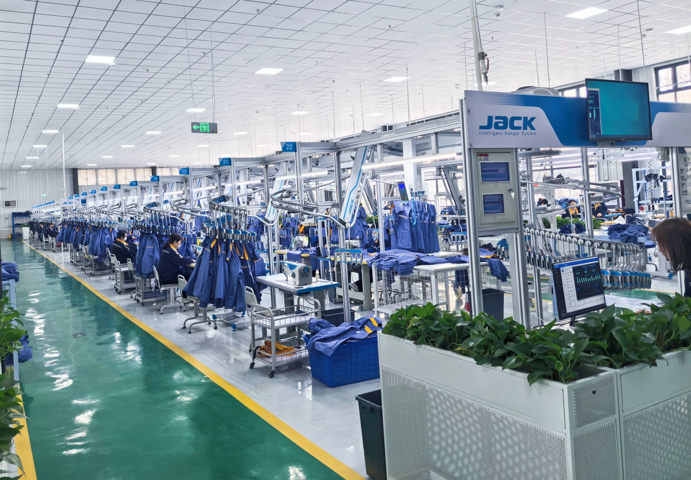 Inside our workwear production facility